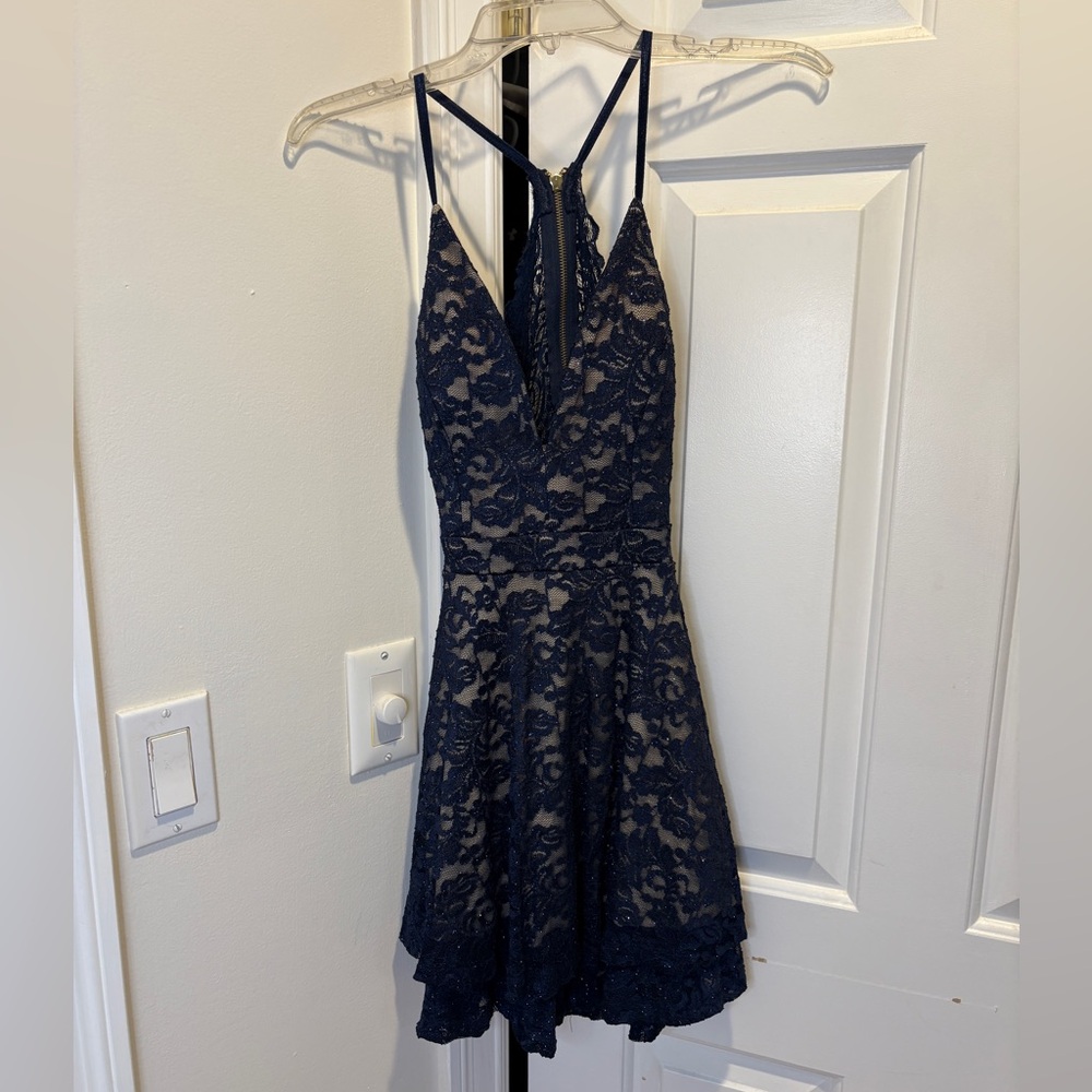 Windsor Glittery Lace Formal Dress